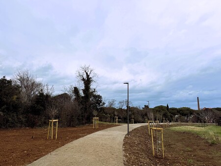 Prenovljeni odsek Parenzane v Izoli.